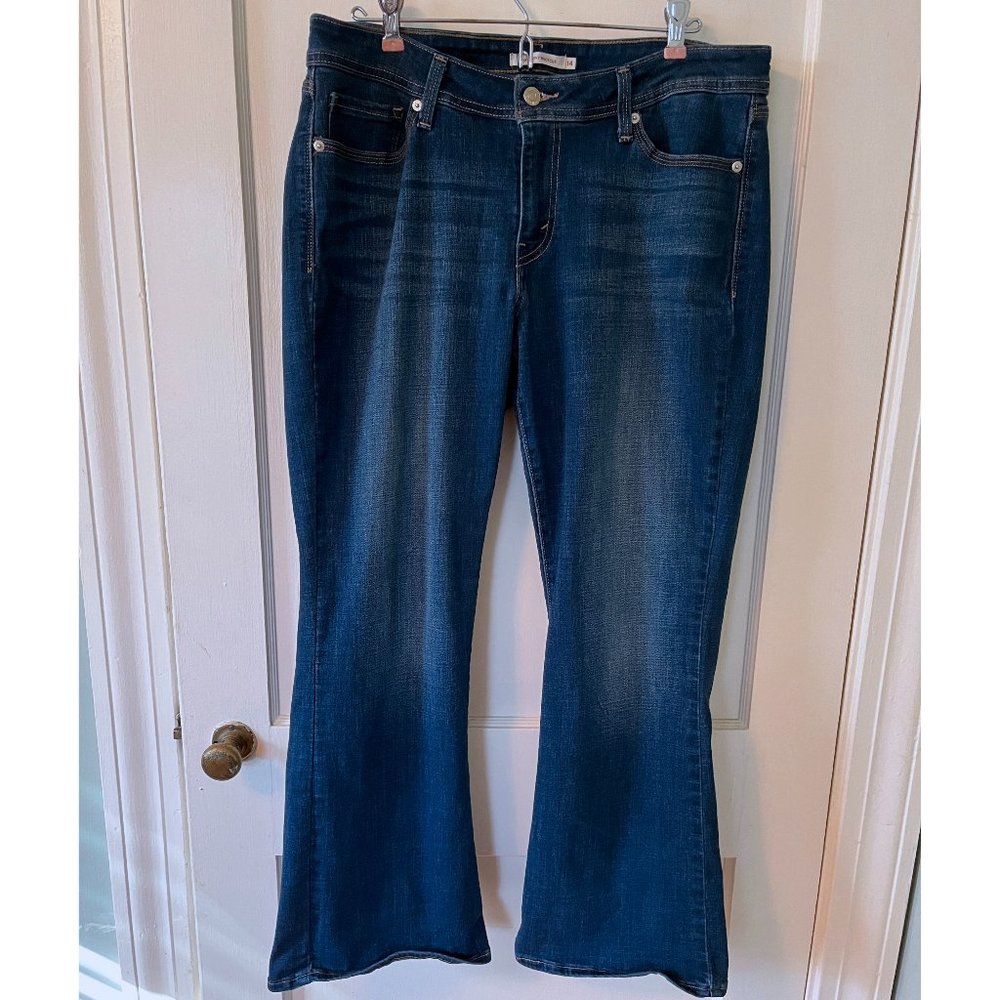 Levi's 529 Curvy Boot Women's Bootcut Jeans Blue Size 14 Short